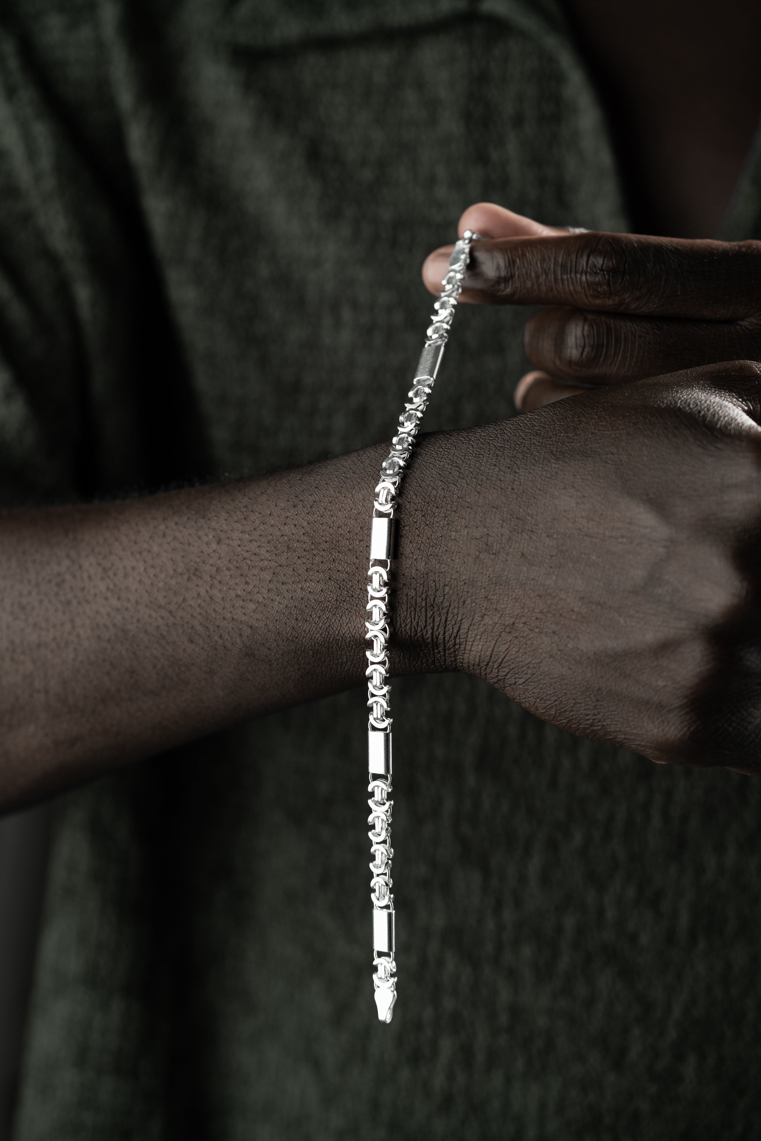 KÖNIGSARMBAND FLACH 5MM | 925 SILBER.