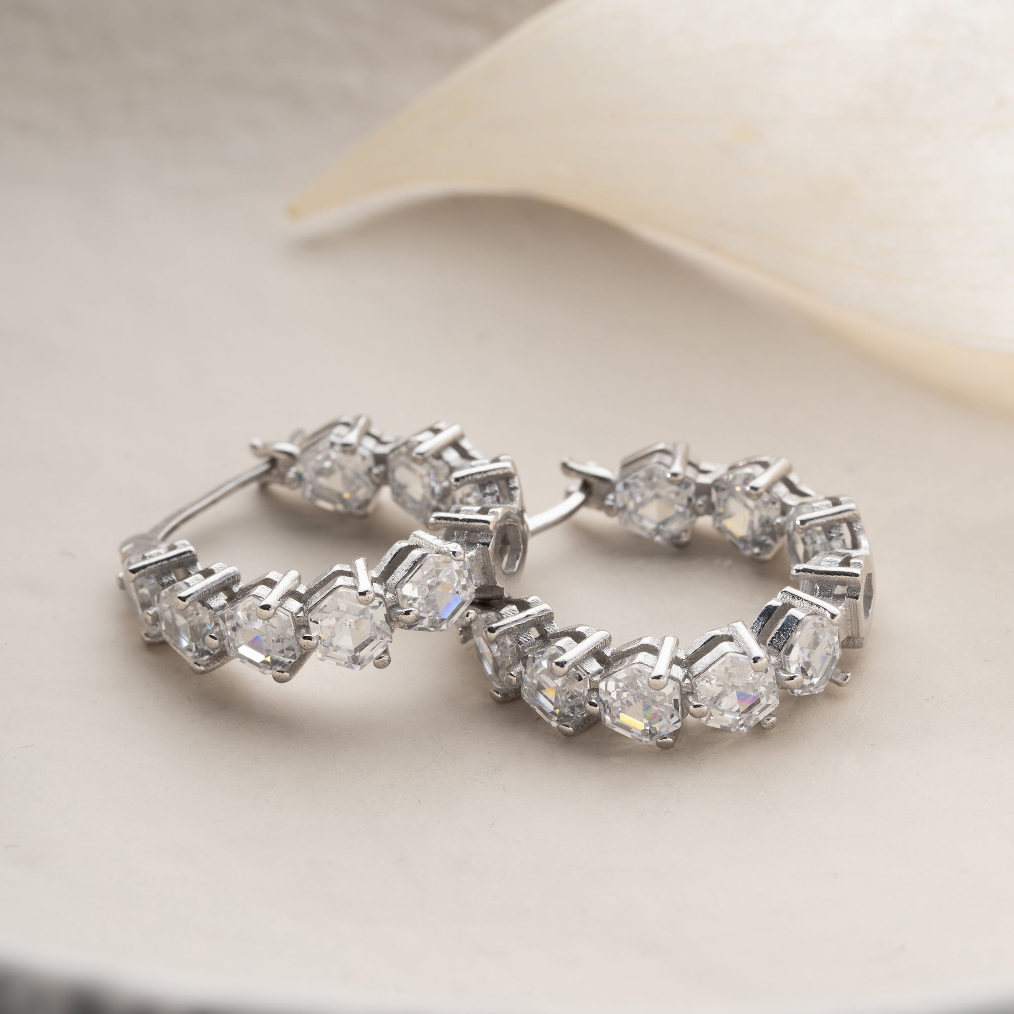 FLEUR OHRRINGE | 925 SILBER