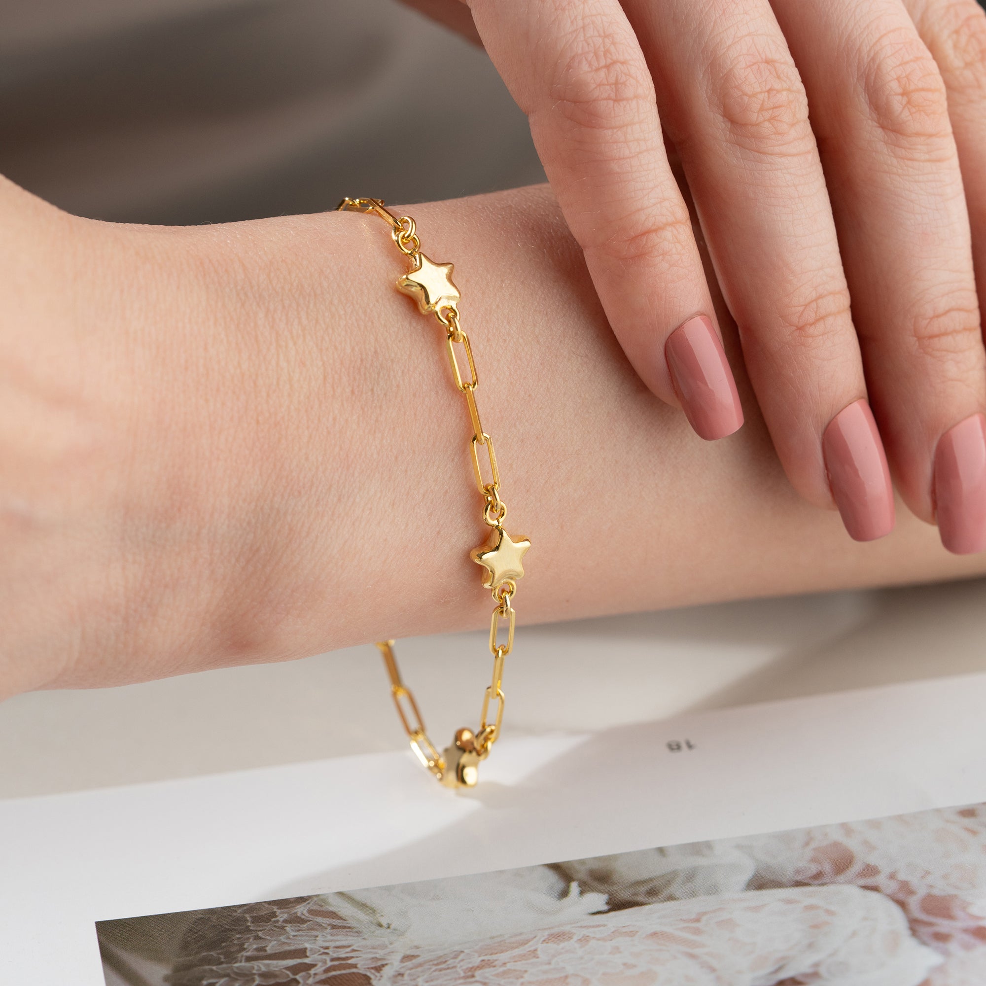 BOMB STERN ARMBAND | 925 SILBER