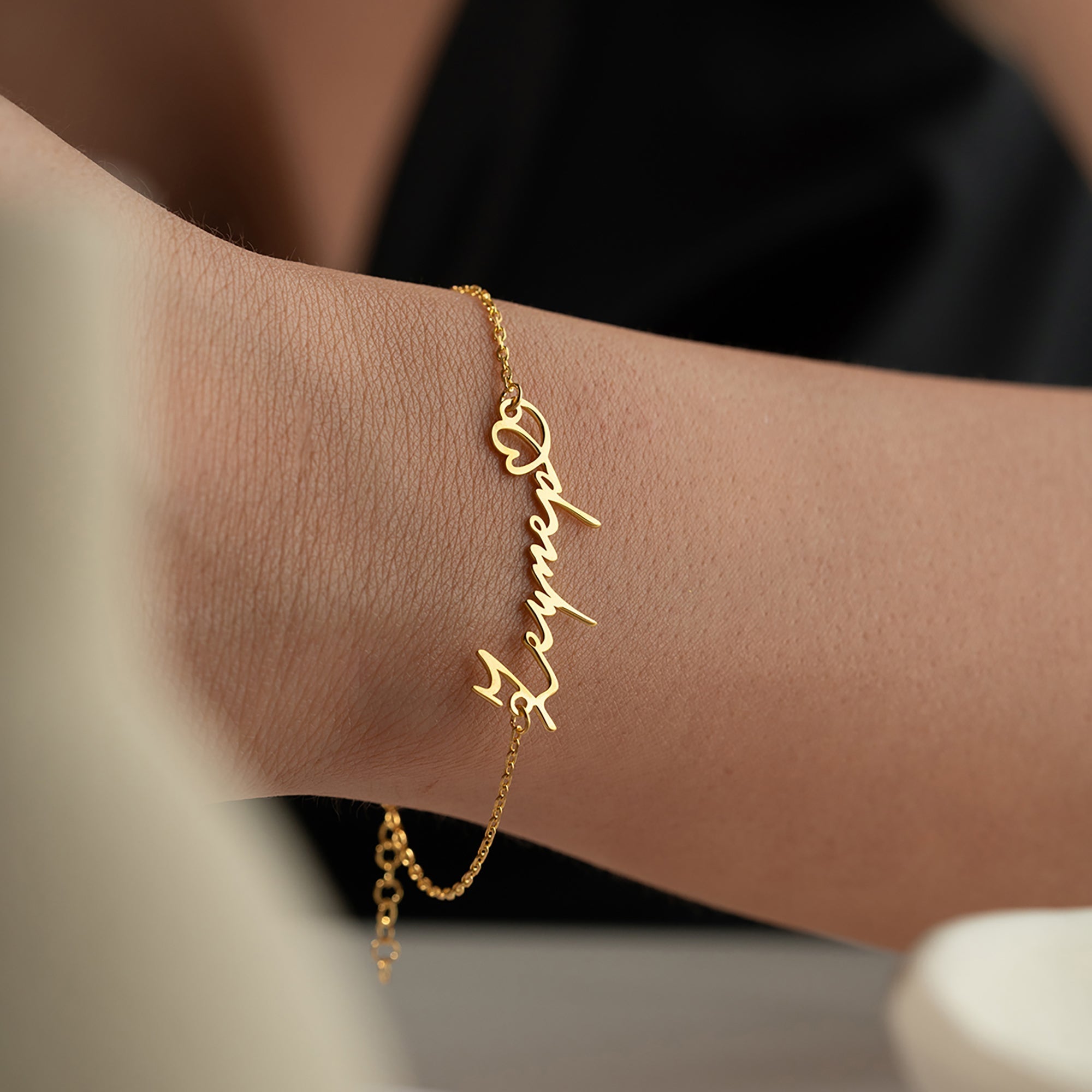 HERZ NAMENS ARMBAND | 925 SILBER