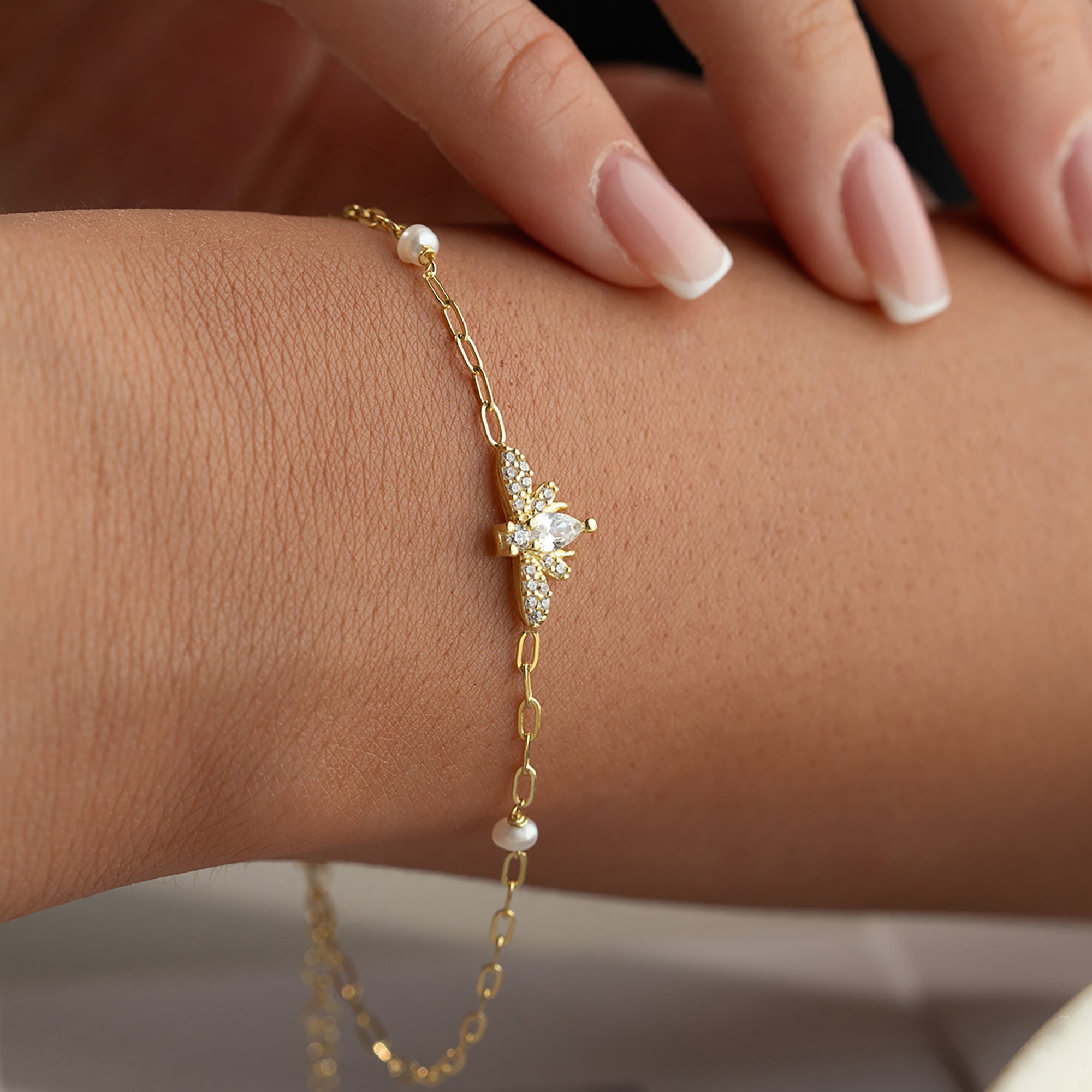 PEARL MIA ARMBAND | 925 SILBER