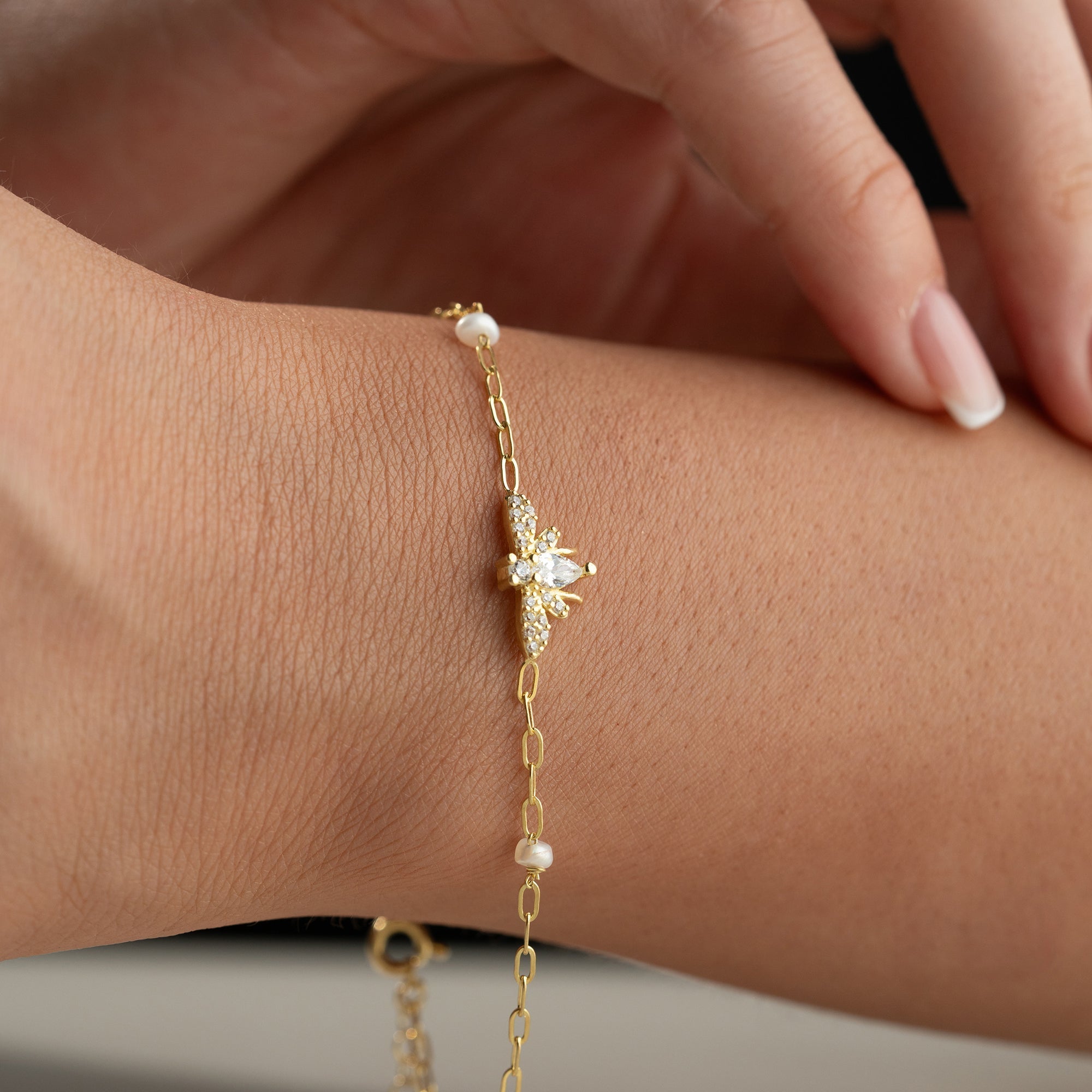 MIE PEARL ARMBAND | 925 SILBER