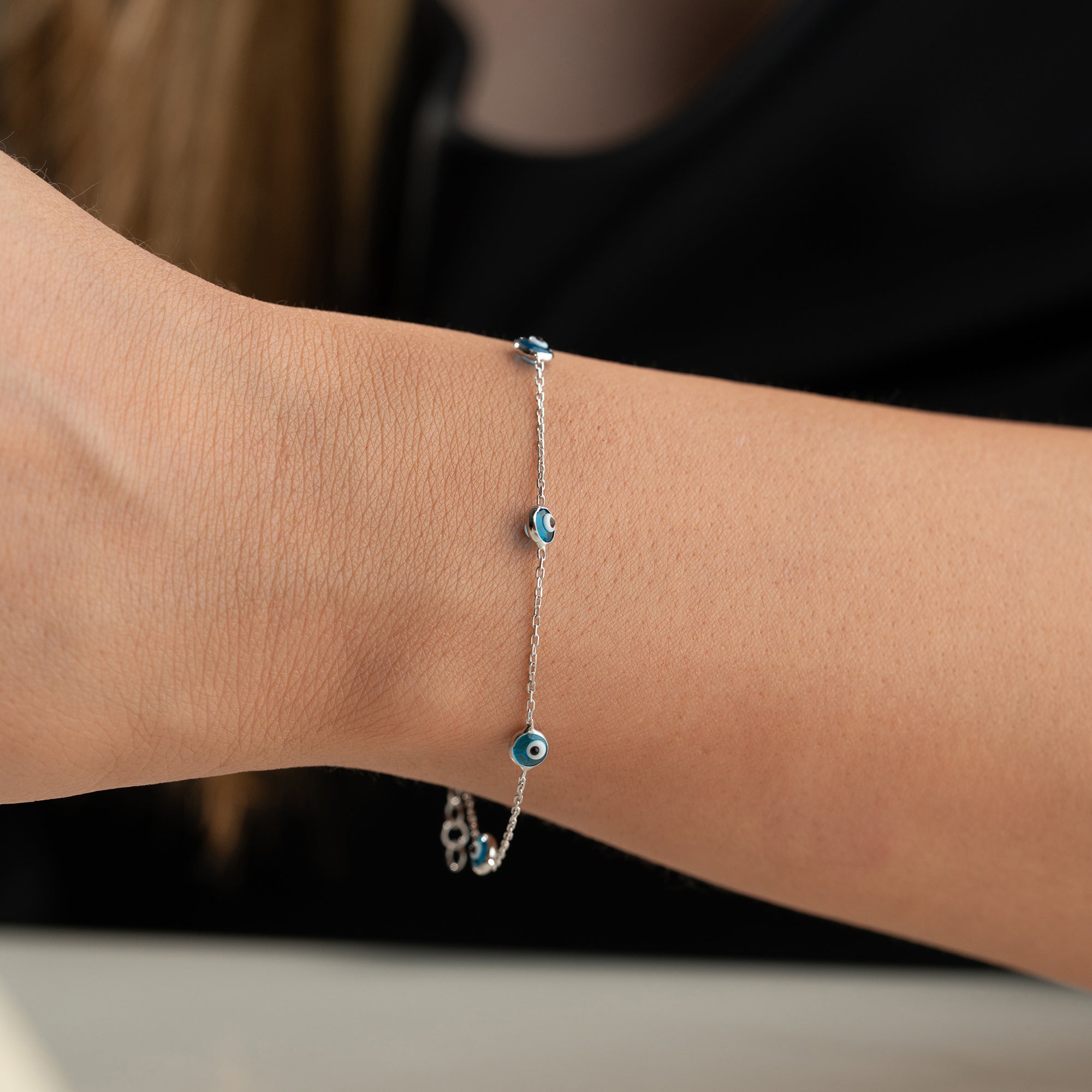 MINI NAZAR ARMBAND | 925 SILBER