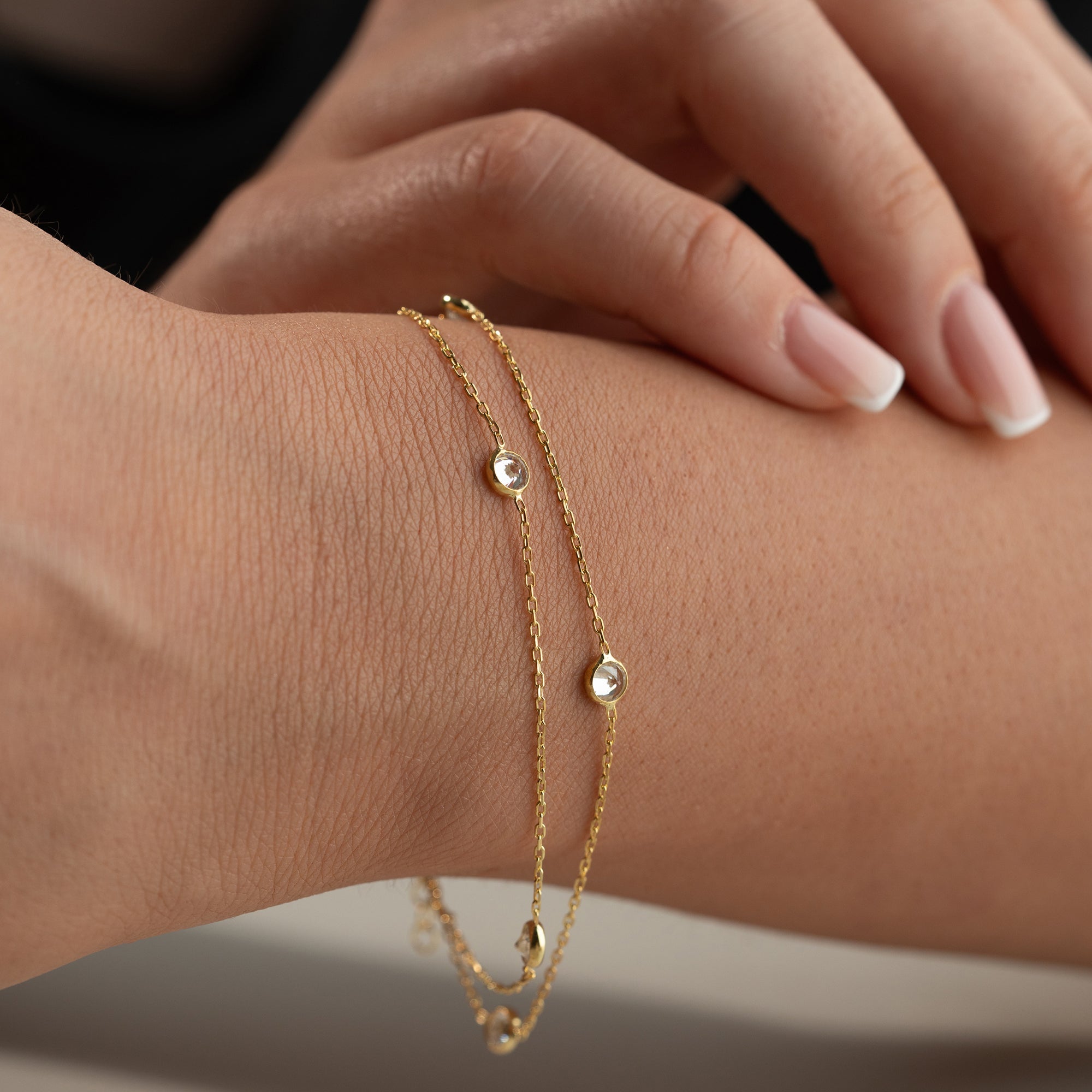 VIKI STONE ARMBAND | 925 SILBER