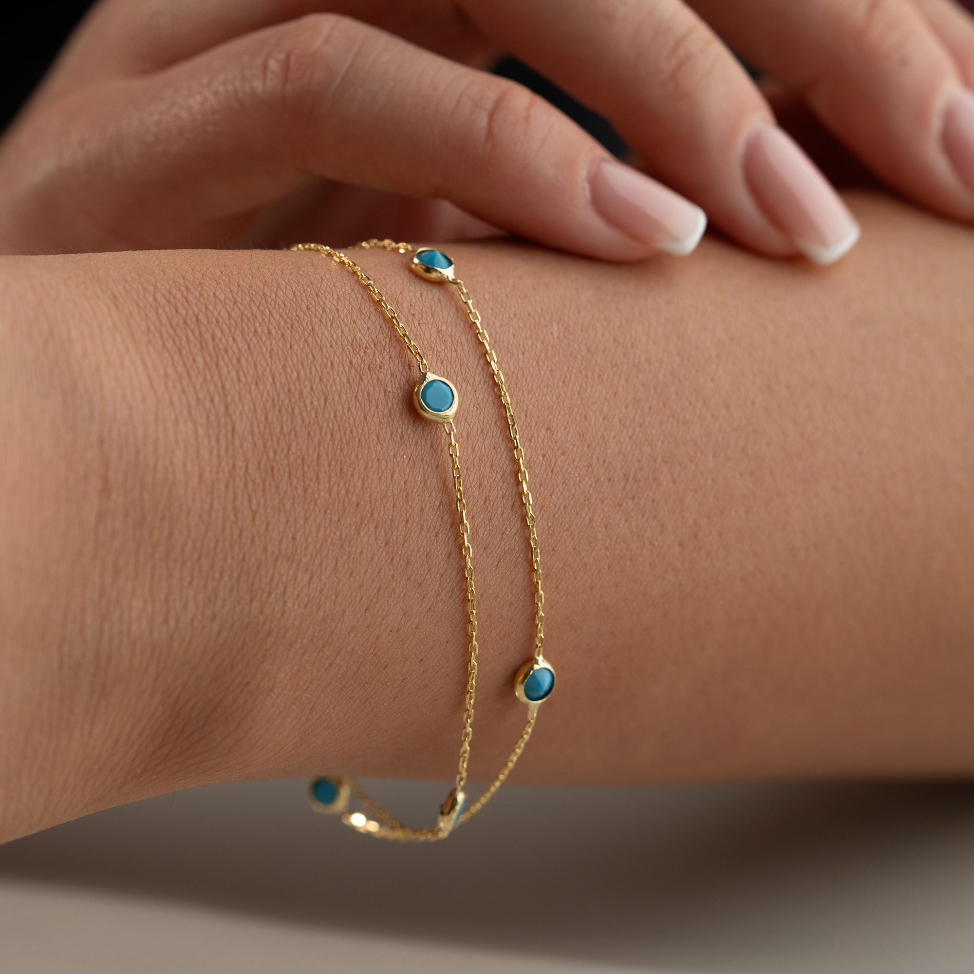 TÜRKIS TENU ARMBAND | 925 SILBER