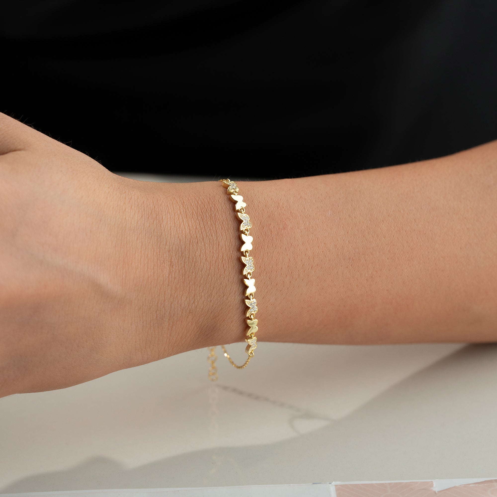 MINI BUTTERFLY ARMBAND | 925 SILBER