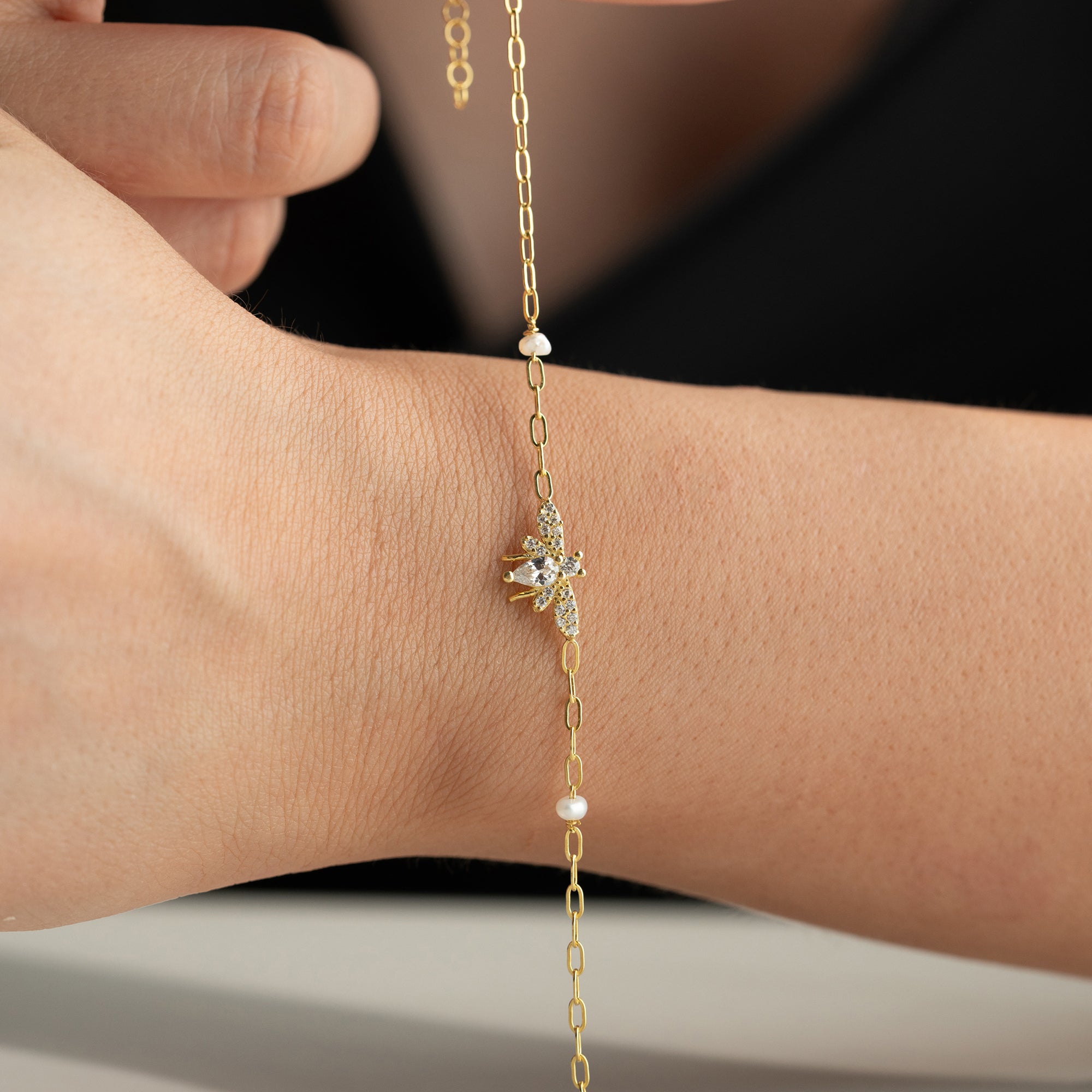 MIE PEARL ARMBAND | 925 SILBER