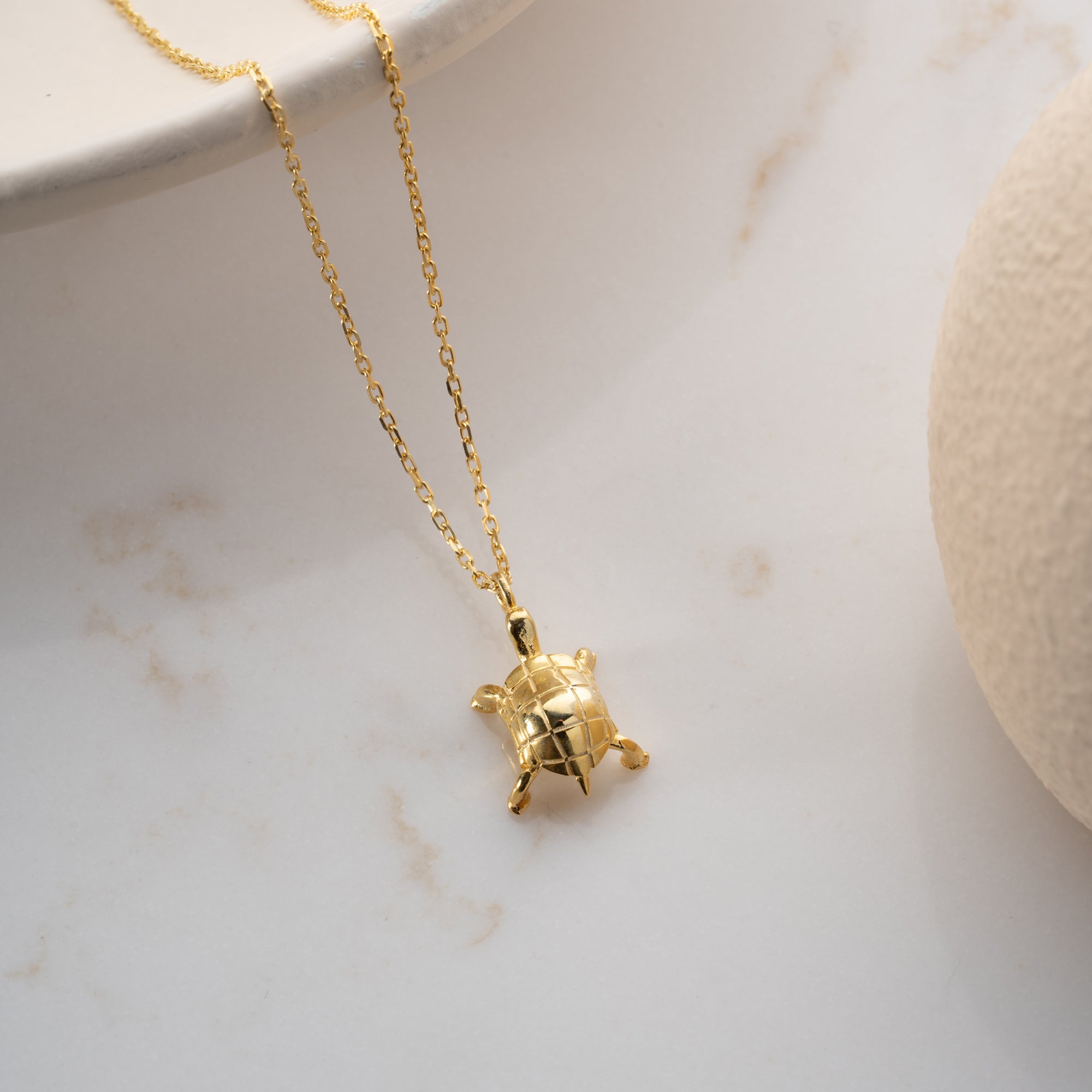 SCHILDKRÖTEN HALSKETTE | 925 SILBER