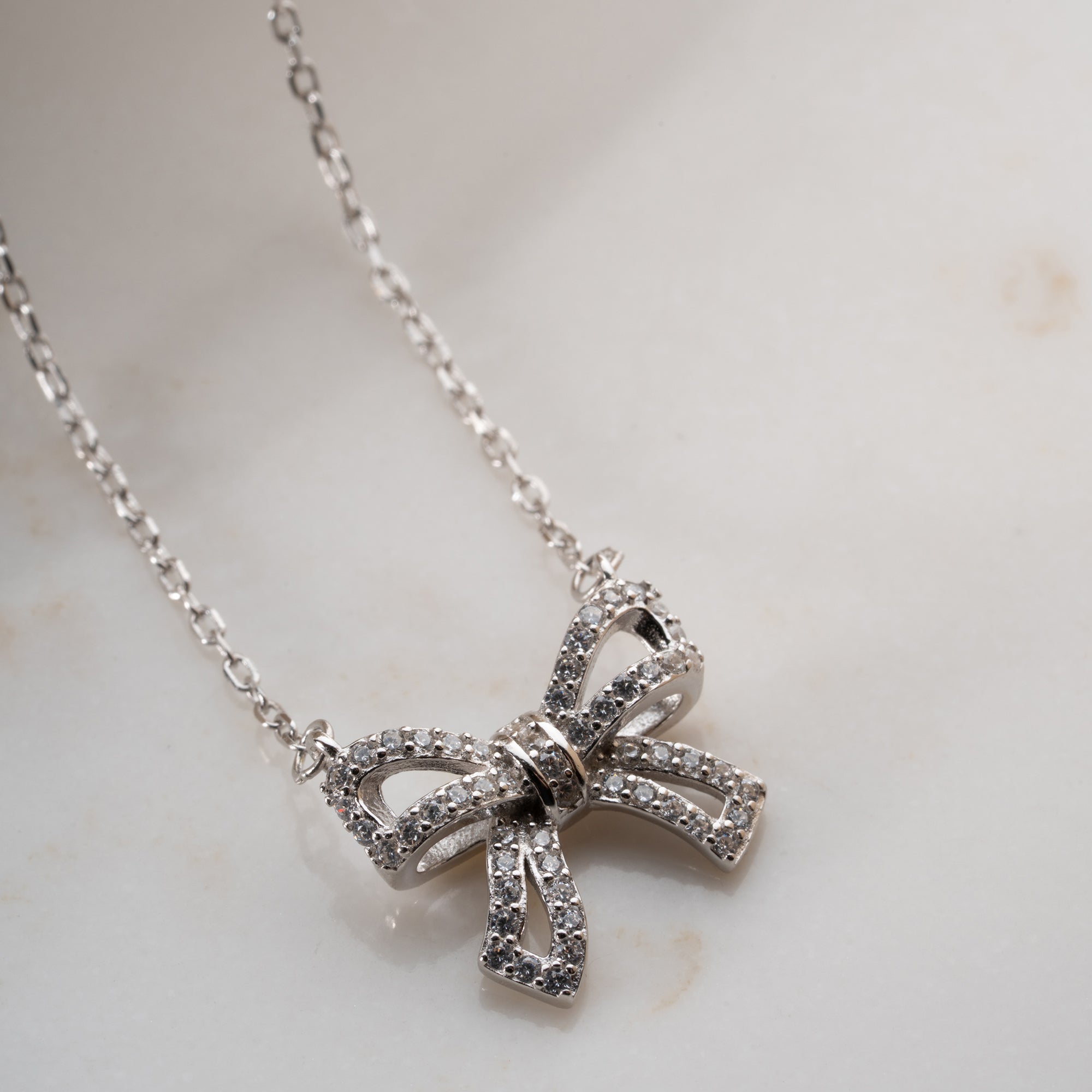 BOGEN HALSKETTE | 925 SILBER