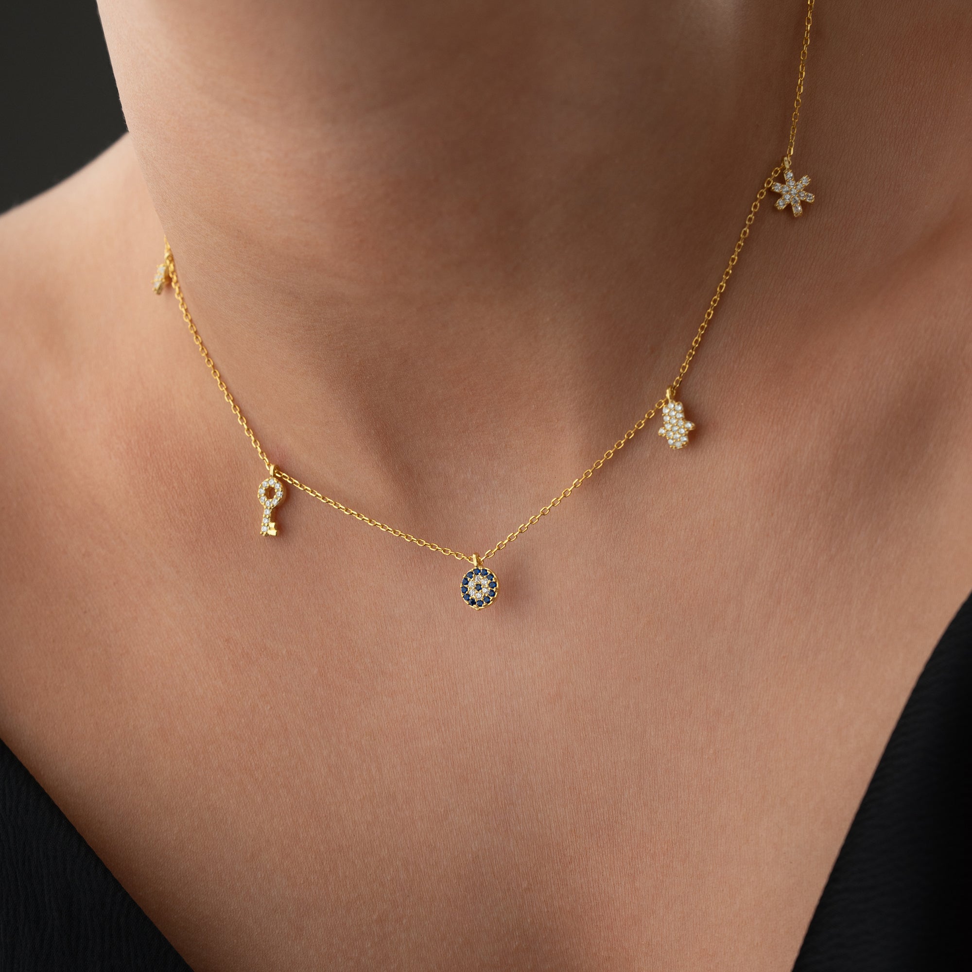 NAZAR CHARM KETTE | 925 SILBER