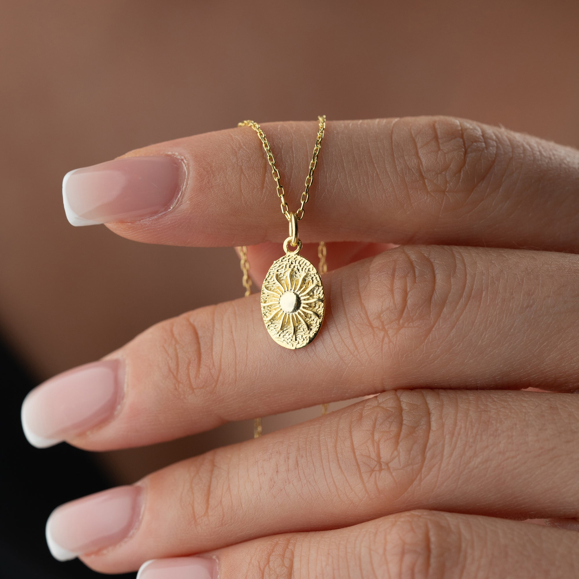 SUN OVAL KETTE | 925 SILBER