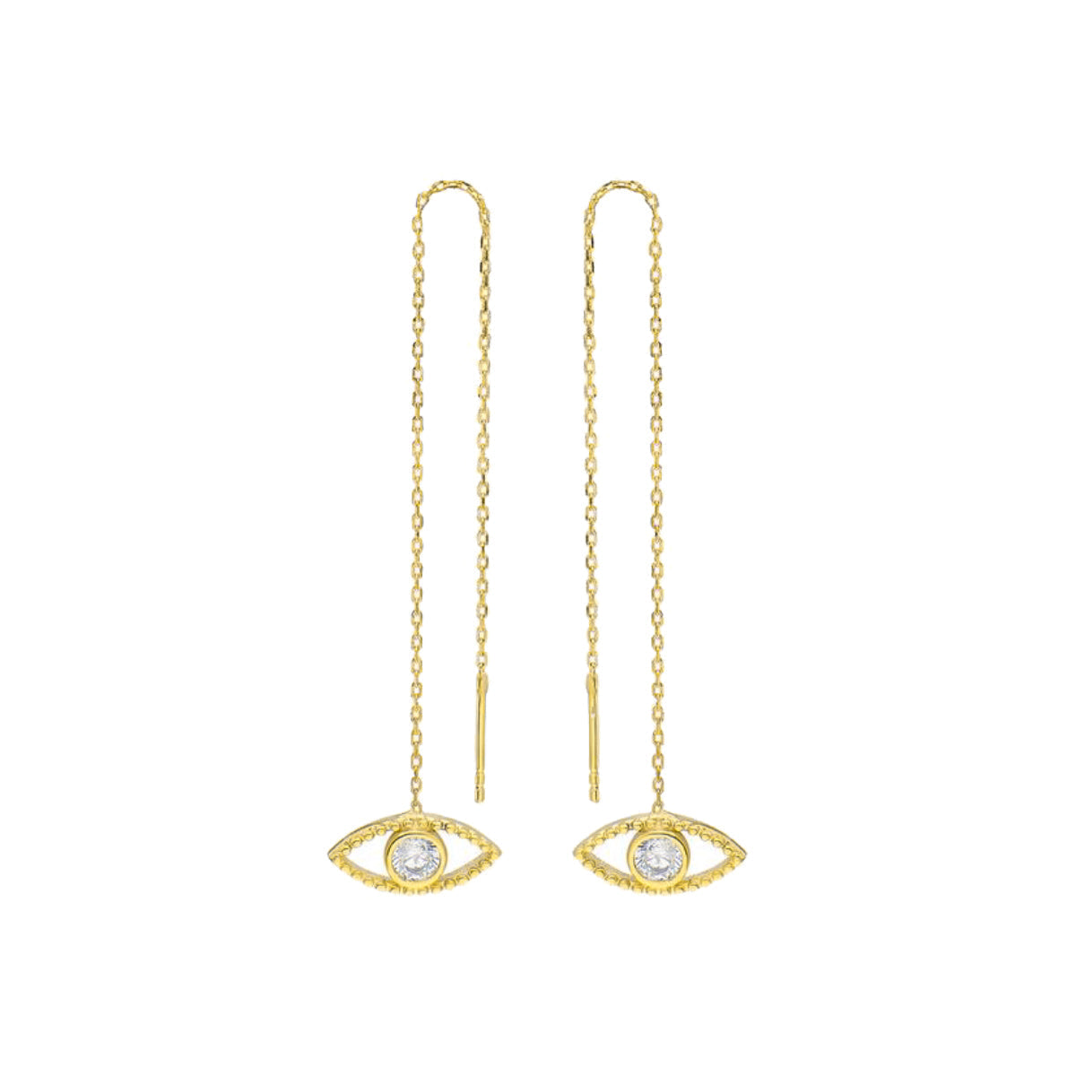 Eye Earring Hängend Ohrring (6994360631341)