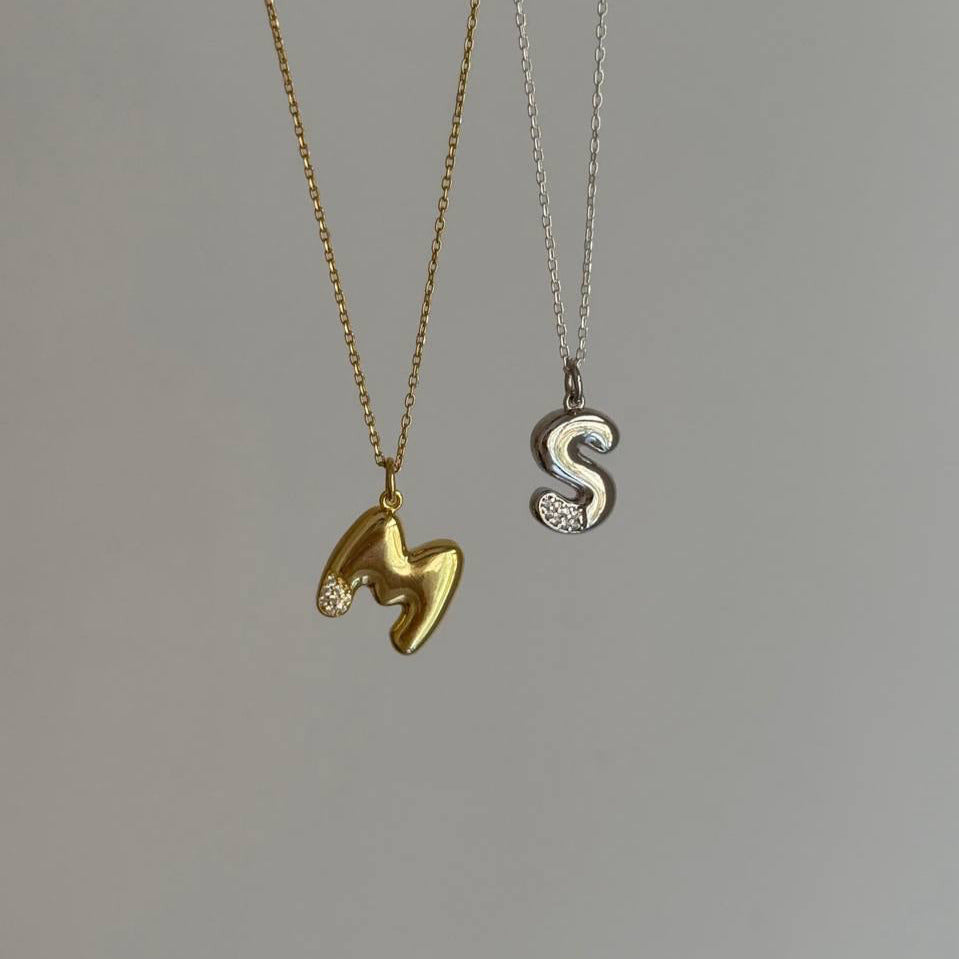 BABS MIA BUCHSTABENKETTE | 925 SILBER