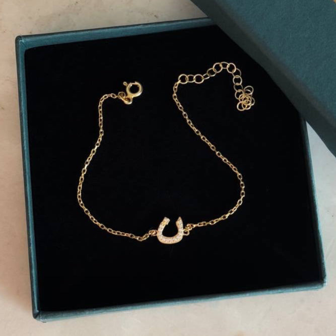 ARABISCHES BUCHSTABENARMBAND MIT ZIRKONIA STEINEN | 925 SILBER