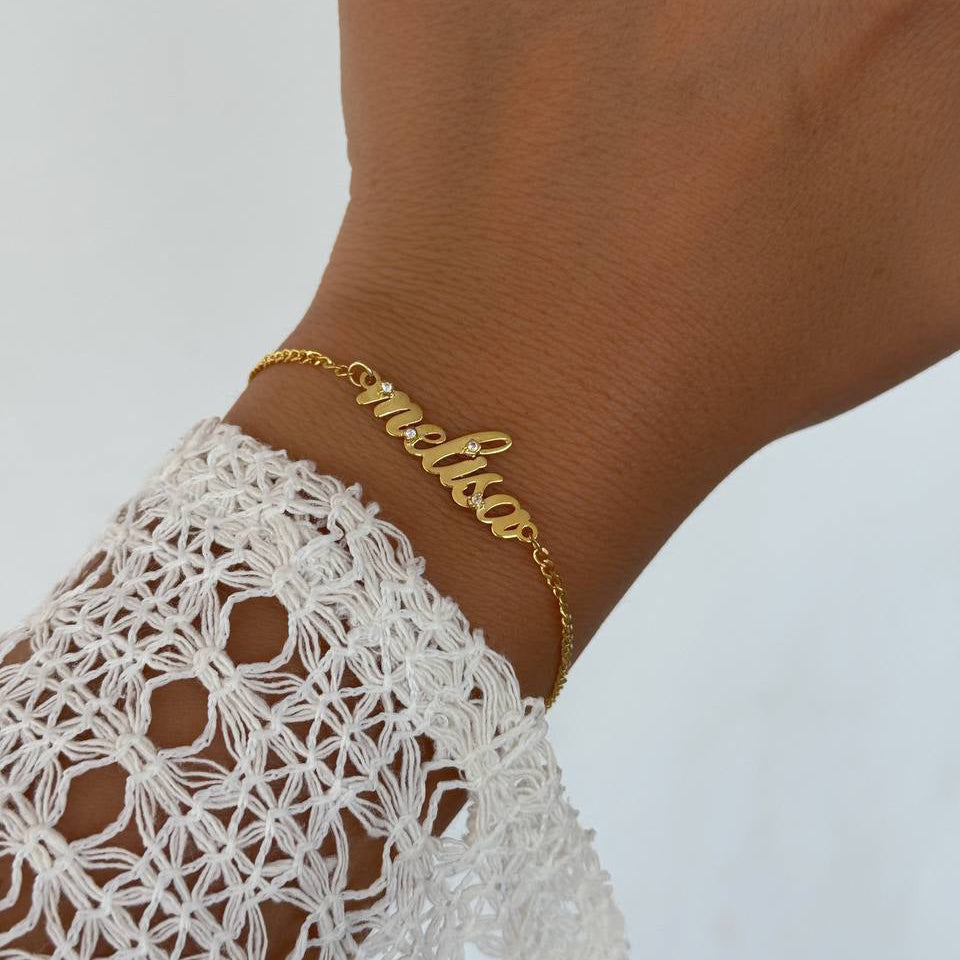 MINI STEIN GOURMET NAMENSARMBAND | 925 SILBER