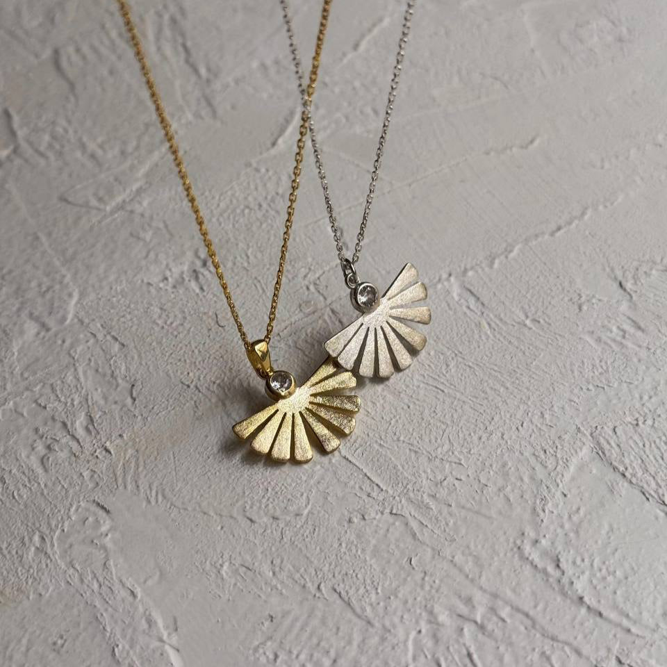 FÄCHER HALSKETTE | 925 SILBER