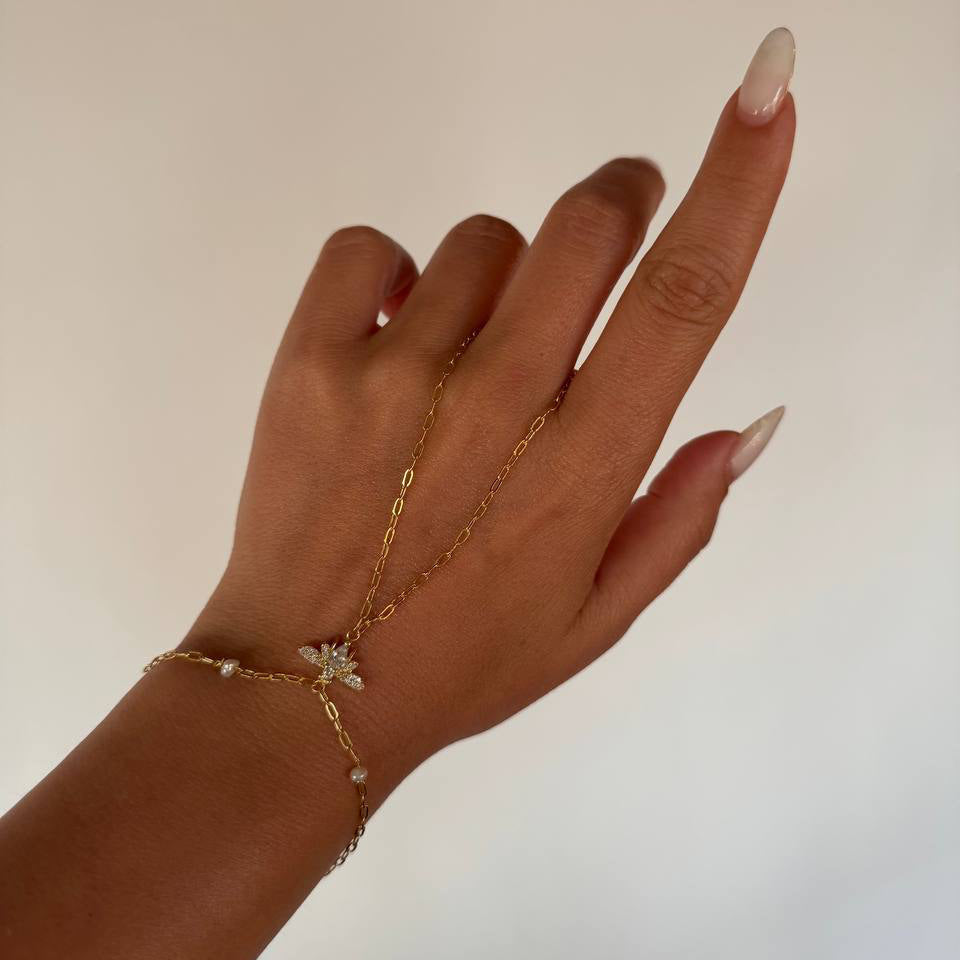 MIE PEARL HANDKETTE | 925 SILBER