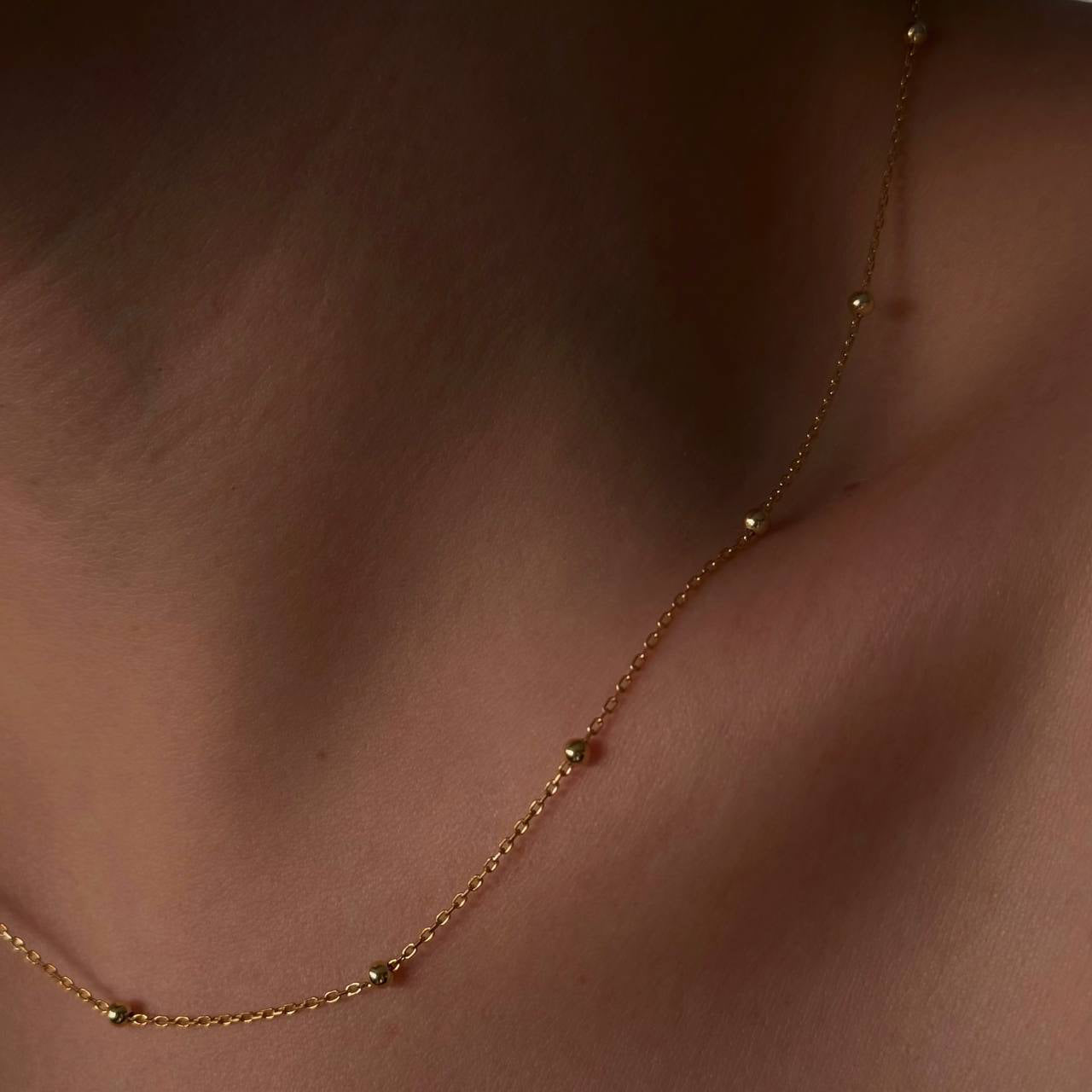 BALL SLIM KETTE - 925 SILBER