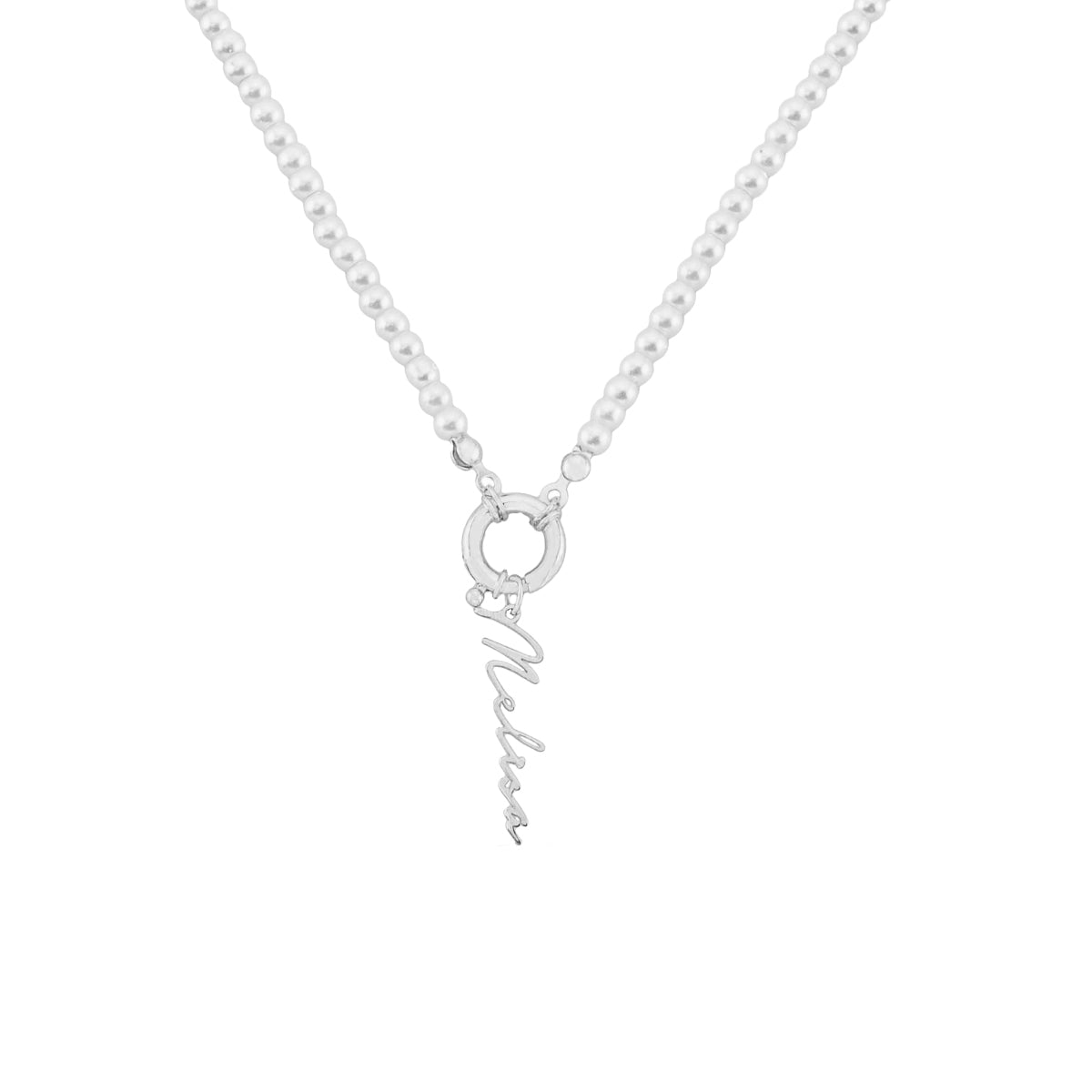 Pearl Chain Signatur Namenskette (7017623388205)