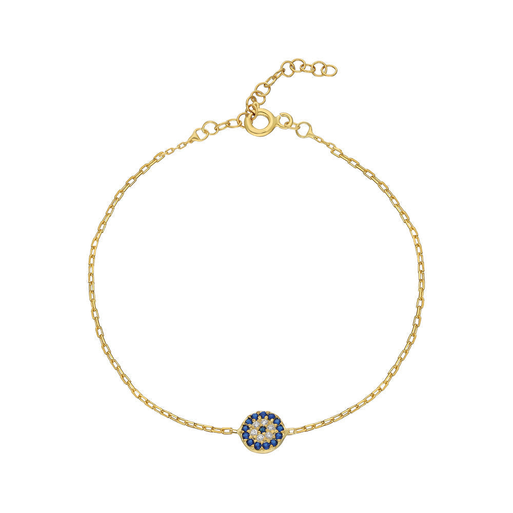 Mini Nazar Zirkonia Armkette (8002414018862)