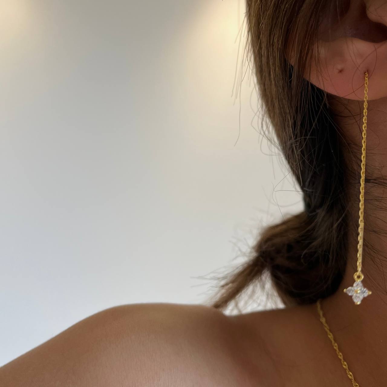 BLUME HÄNGEND OHRRING (8080522019118)