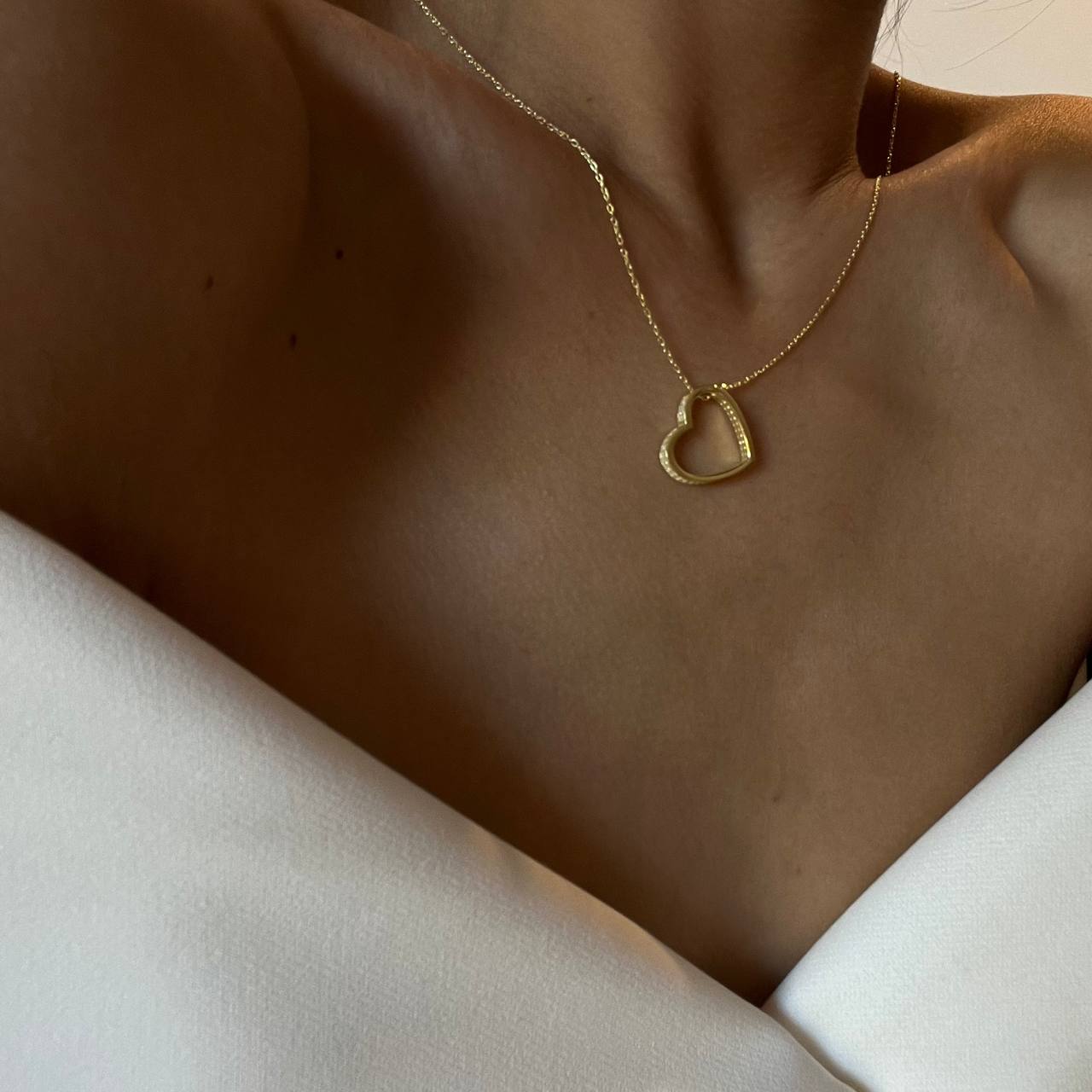 Herzkette mit Zirkonia (7237211979821)